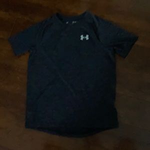 Black and dark grey under armor shirt